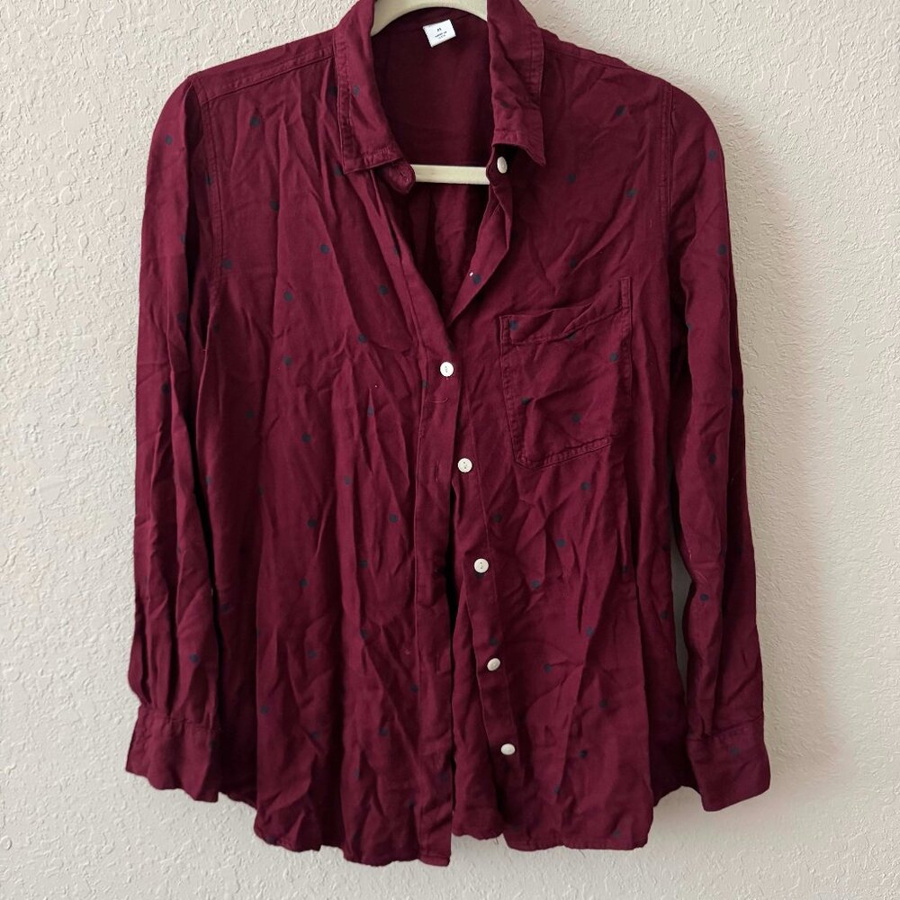 Polka Dot Button Down Shirt